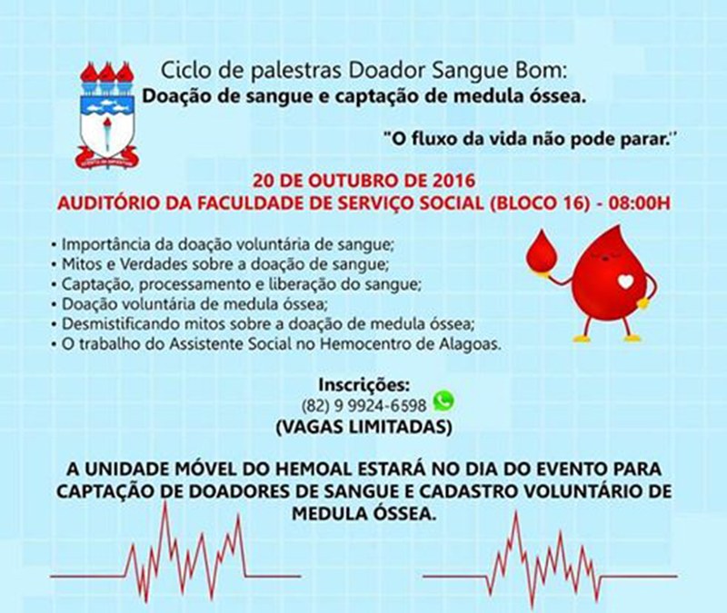 Palestras ressaltam importância e mitos sobre doação de sangue Notícias