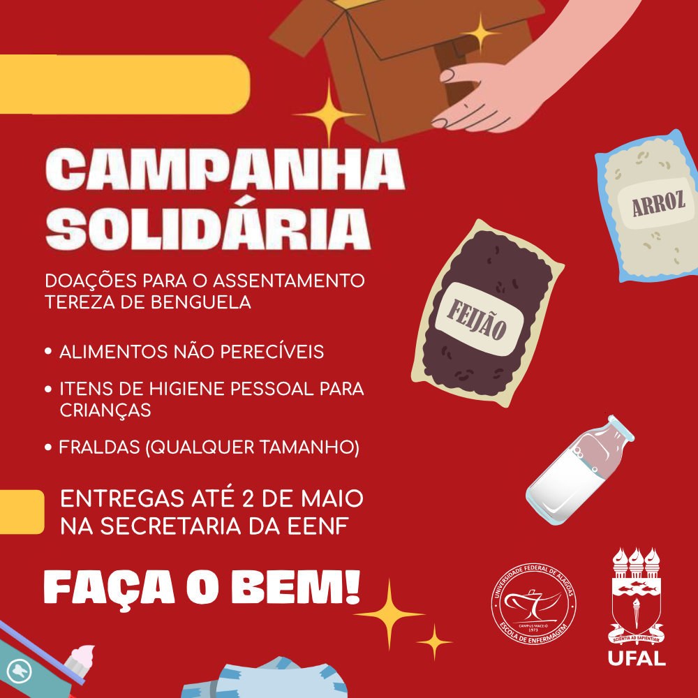 Campanha da Ufal arrecada donativos para assentamento em Maceió Notícias