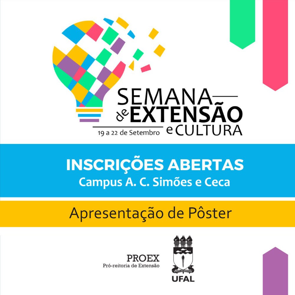 Semana De Extens O E Cultura Da Ufal Ser Em Setembro Participe Not Cias