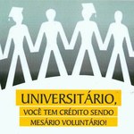 Estudante voluntário nas eleições recebe créditos extras