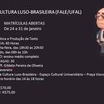Inscrições abertas para curso de Gramática e Produção de Texto