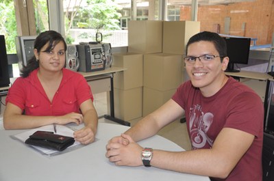 Suzanny Karla Almeida e Diego Ribeiro destacam a participação nas atividades de ensino, pesquisa e extensão