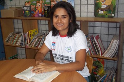 A estudante Elisabete Pereira Fernandes