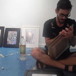 Estudante realiza exposição em Galeria de Artes em Maceió