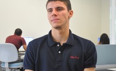 O estudante Glauber Marques
