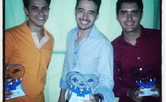 Enzo Lins, Márcio Anastácio e Robson Santos também foram premiados (Foto: Instagram)