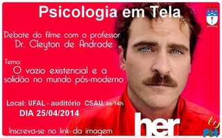 PET de Psicologia promove Psicologia em Tela