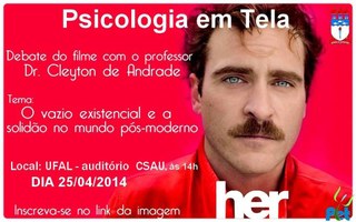 PET de Psicologia promove Psicologia em Tela