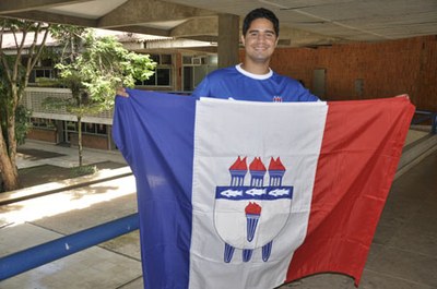 Victor Henrique, chefe da delegação alagoana que participou da Copa Universitária de Badminton, de 9 a 11 de maio, em Aracaju