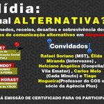 Alunos de Comunicação Social promovem seminário sobre Mídias Alternativas