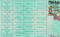 Programação do Festival