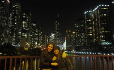 Em Chicago, no Fall Break