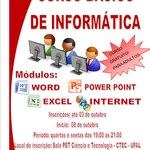 PET Ciência e Tecnologia abre inscrições para Curso Básico de Informática