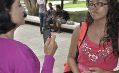 A estudante Ana Emanuelle