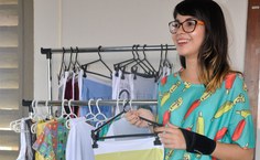 Amanda agora é aluna do curso de Produção de Moda da Escola Técnica de Artes da Ufal