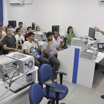 Alunos de Computação participam de curso de Instrumentação Eletrônica