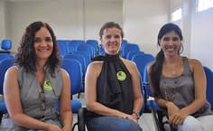 Representantes da Faculdade de Nutrição