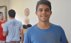 Luiz Henrique, estudante de Medicina, participou da oficina e falou sobre importância do evento