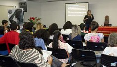 Adjane Ramos levou para o evento a discussão sobre "O racismo na escola ou a sub-representação da população preta na educação brasileira"