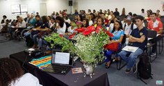 Participantes do Seminário Afro-Alagoano Ìgbá Wá, promovido pelo Instituto Raízes da África