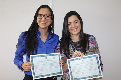 Michele Marques e Jessica Guerra comemoram a vitória e se preparam para o início do mestrado no IQB