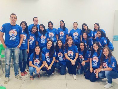 Equipe do projeto Samu nas Escolas