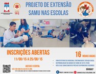 Samu nas Escolas oferta 16 vagas até dia 25