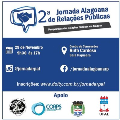 2ª Jornada Alagoana de Relações Públicas acontece durante a Bienal de Alagoas