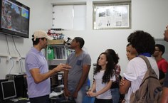 Humberto Barbosa falando sobre sensoriamento remoto