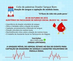 Palestras ressaltam importância e mitos sobre doação de sangue