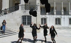 Maria e Colegas de Intercâmbio