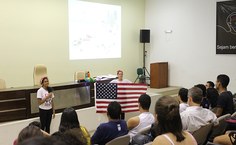 Americanas durante o workshop. Foto: Thyeres Medeiros