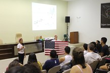 Americanas durante o workshop. Foto: Thyeres Medeiros