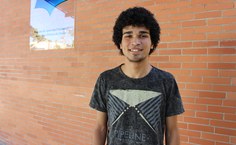 Wanderson Bruno, estudante de engenharia civil, gostou muito da palestra sobre autismo.