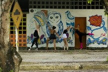 As bailarinas Danielly Caldas, Gabryela Borges, Lycia Gomes e Rose Beiriz (da esquerda para direita)