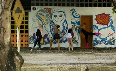 As bailarinas Danielly Caldas, Gabryela Borges, Lycia Gomes e Rose Beiriz (da esquerda para direita)