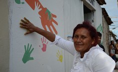 Moradora do Frei Damião participou da ação junto aos estudantes da Ufal