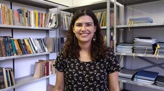 Professora Cristina Viana, vice coordenadora do curso de Filosofia