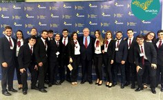 Time Enactus Ufal com Alvin Rohrs, Presidente e CEO da Enactus World
