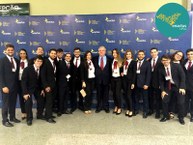 Time Enactus Ufal com Alvin Rohrs, Presidente e CEO da Enactus World