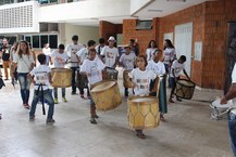 As crianças do Batuque Mundaú participaram do evento