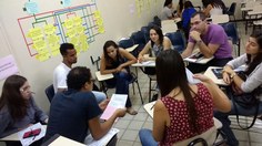 Graduandos de vários cursos participaram do acolhimento