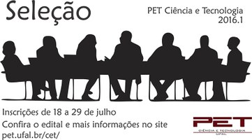 PET Ciência e Tecnologia abre processo seletivo