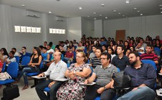 Conferência lotou o auditório do CIC na tarde da última quarta feira