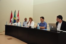 Reitora Valéria Correia destacou o protagonismo estudantil na realização do evento.
