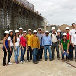 Alunos de Engenharia visitam obra do Canal do Sertão para aula prática