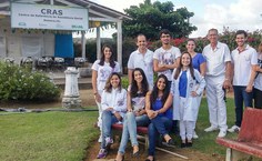 Equipe que participou do mutirão em Roteiro