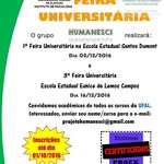 Projeto de Psicologia convida estudantes para participar de Feiras Universitárias