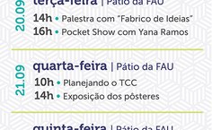 Programação da Semana do TCC