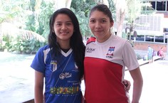 Atletas Peishun Fon e Isaiane Ferreira